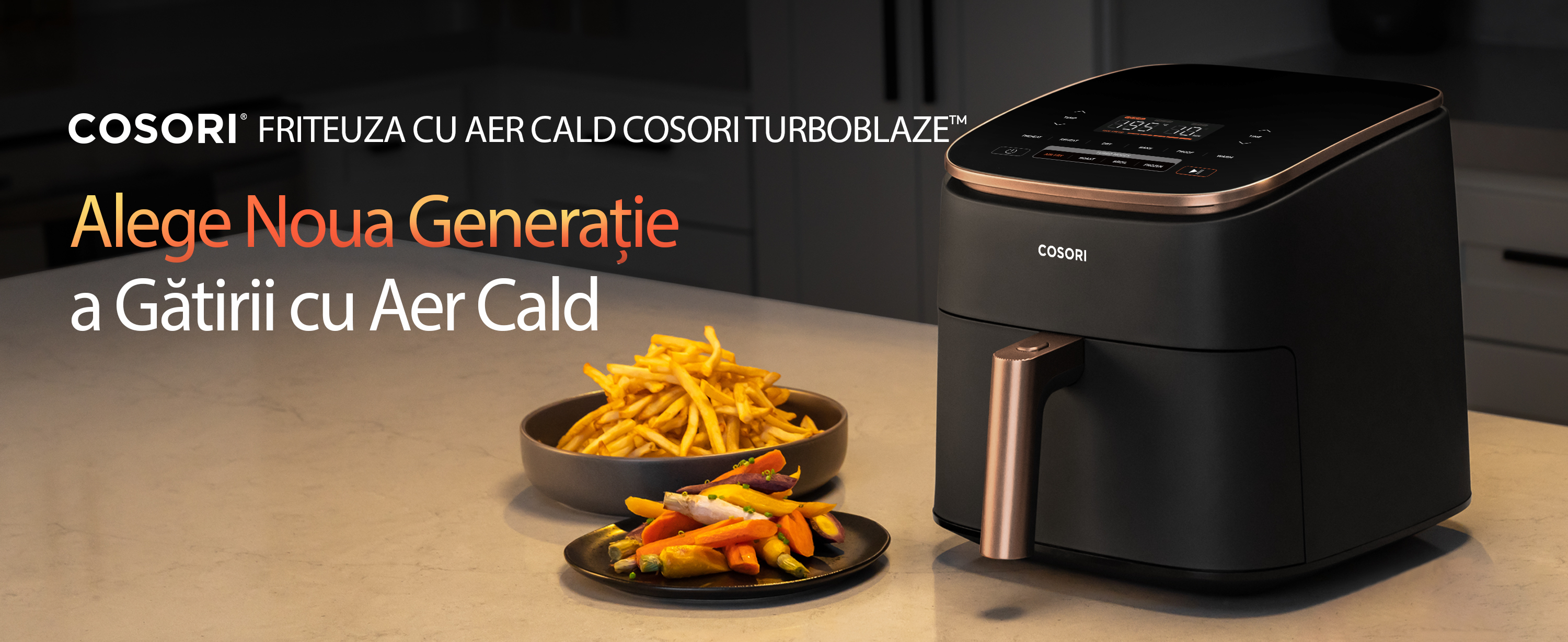 Friteuză cu aer cald Cosori TurboBlaze Chef Edition - Cosori - Friteuză cu  aer cald